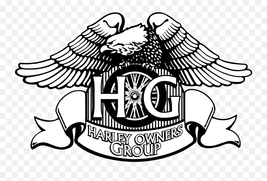 Download Hog Harley Owners Group Eagle - Language Emoji,Harley Davidson Logo Outline