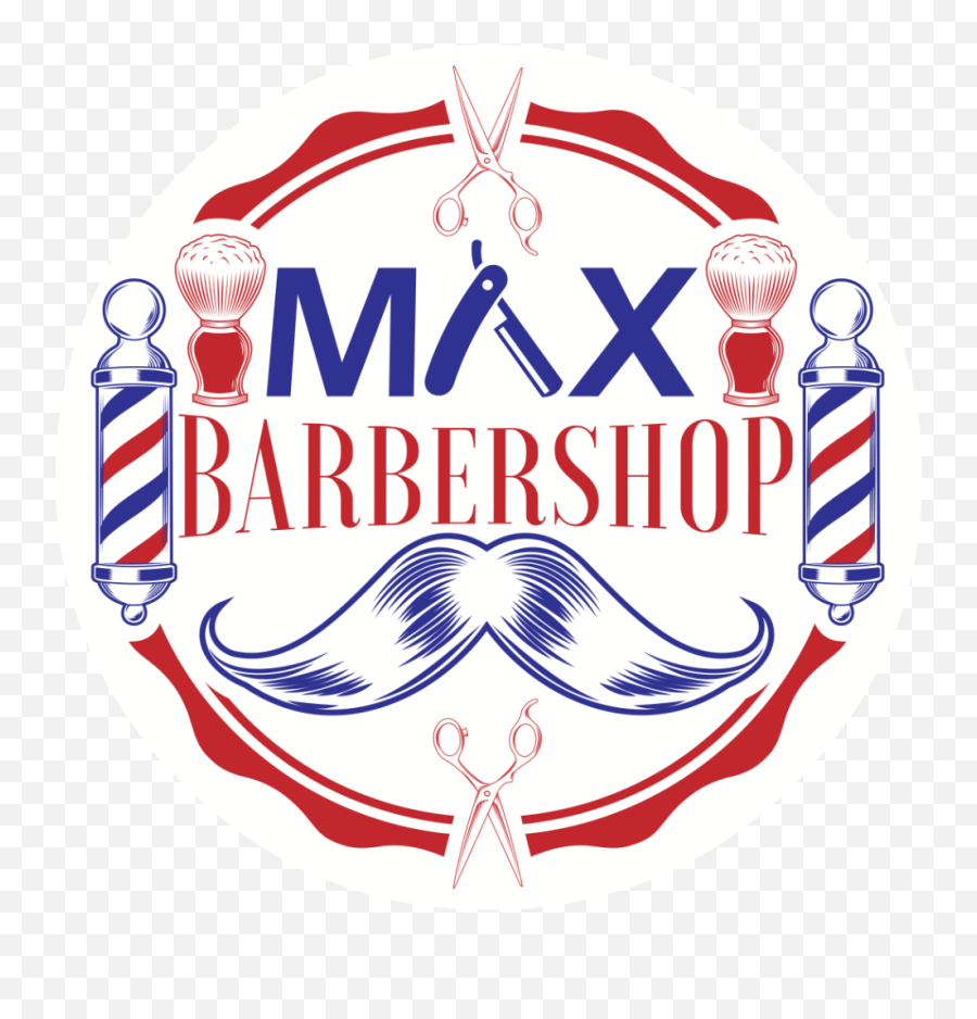 Max Barbershop Logo - Language Emoji,Barbershop Logo