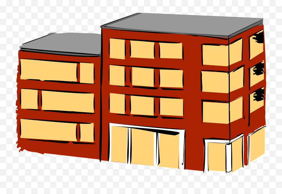 Free Clipart Apartment Building Rdevries - Clipart Flat Apartment Png Emoji,Buildings Clipart