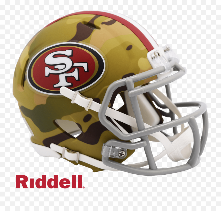 San Francisco 49ers - 49ers Mini Helmet Emoji,San Francisco 49ers Logo