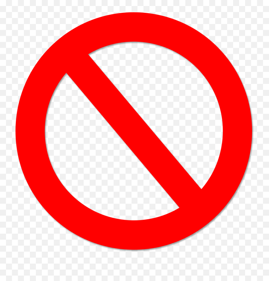 Censored Png - Not Sign Emoji,Censor Png