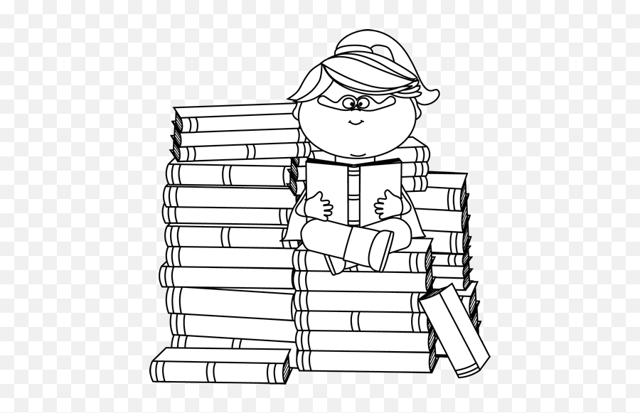 Bookworm Clipart - Bookworm Black And White Cartoon Emoji,Bookworm Clipart