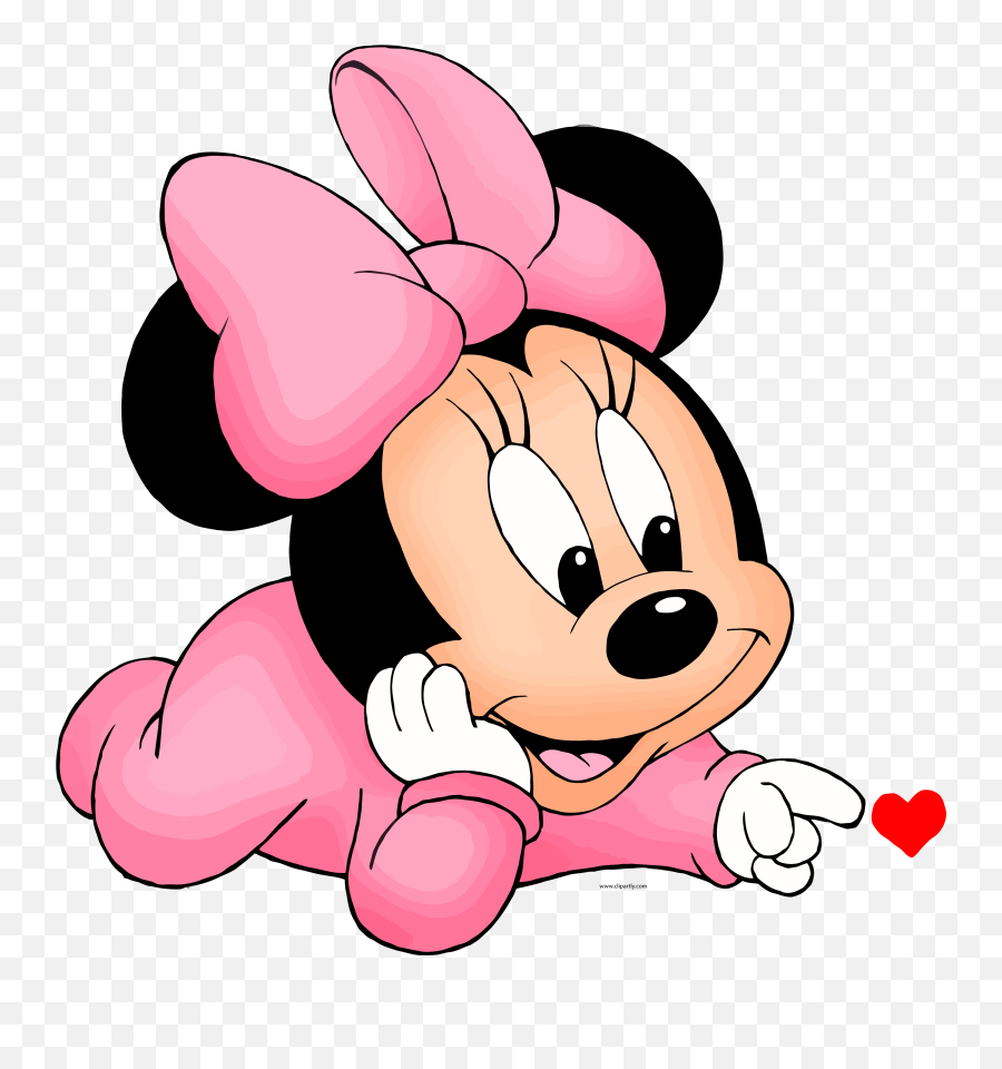 Pool Clipart Minnie Mouse - Baby Minnie Mouse Png Baby Minnie Mouse Dibujo Emoji,Minnie Png