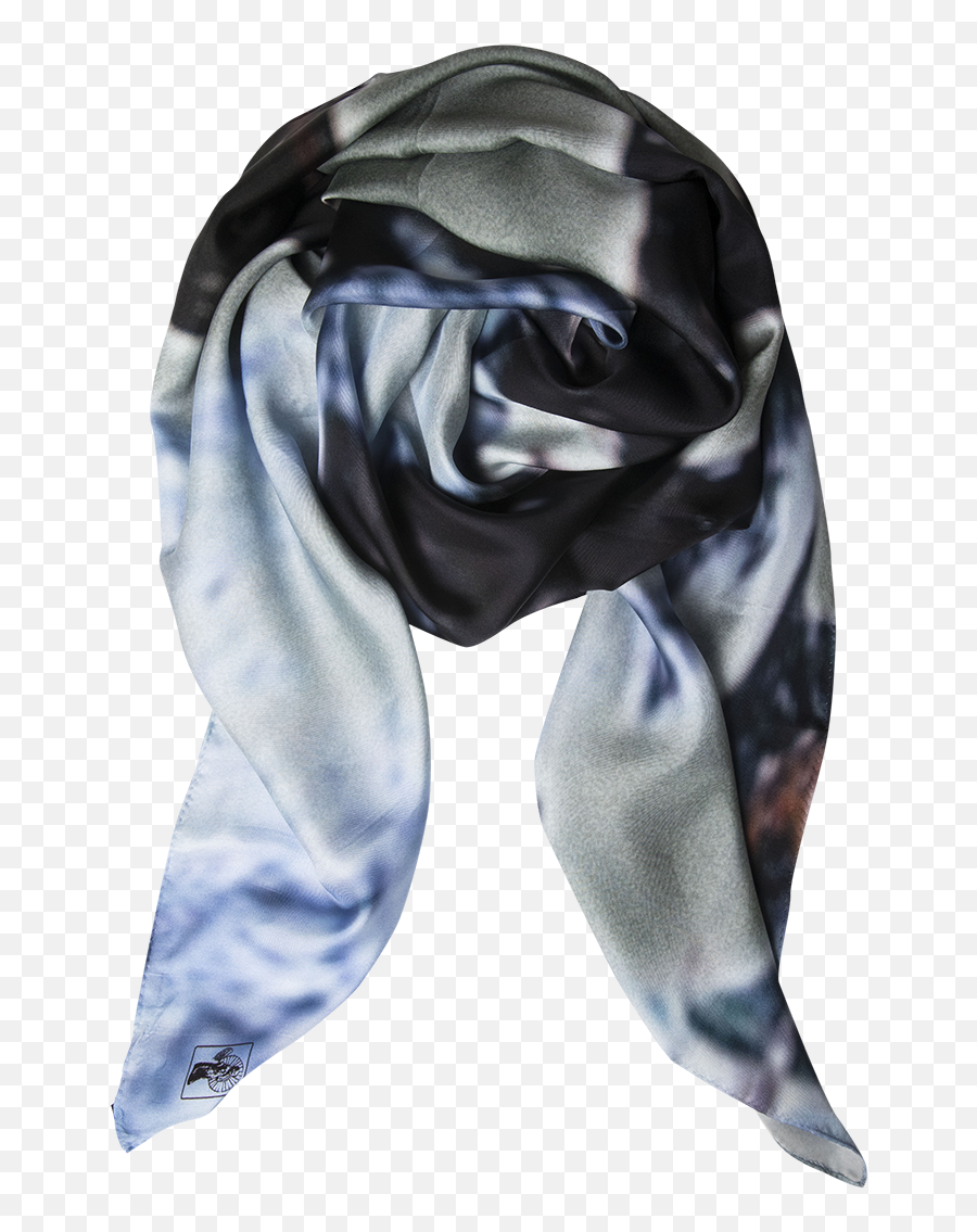 War And Nature Snowfall Blooming Silk Story Scarf Wearable Art U2014 Imagediary Silk Scarves With A Story Chicago Il Emoji,Snowfall Png