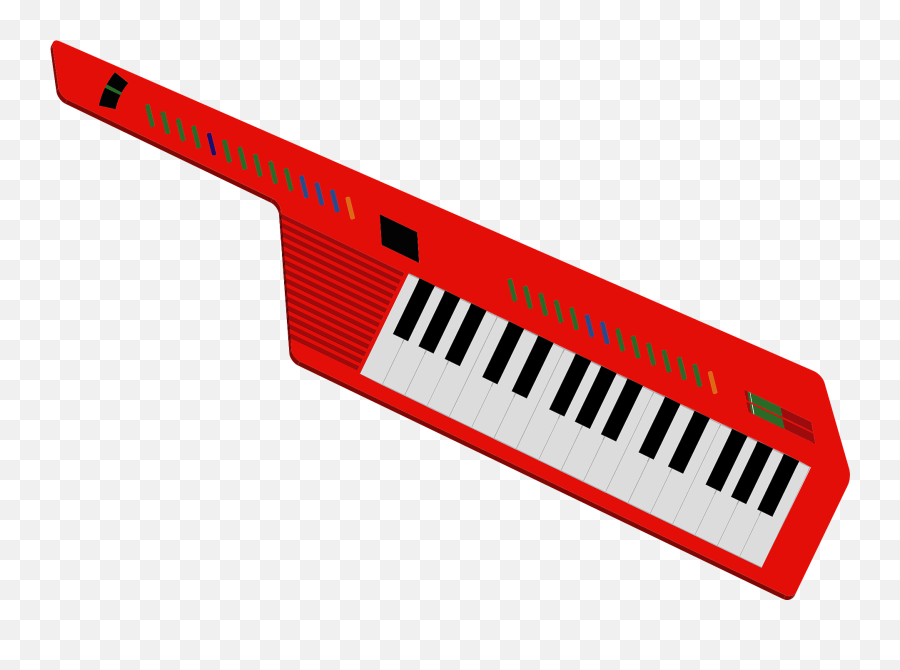 Keytar Musical Instrument Clipart Free Download Transparent - Piano Musical Instruments Clipart Emoji,Instruments Clipart