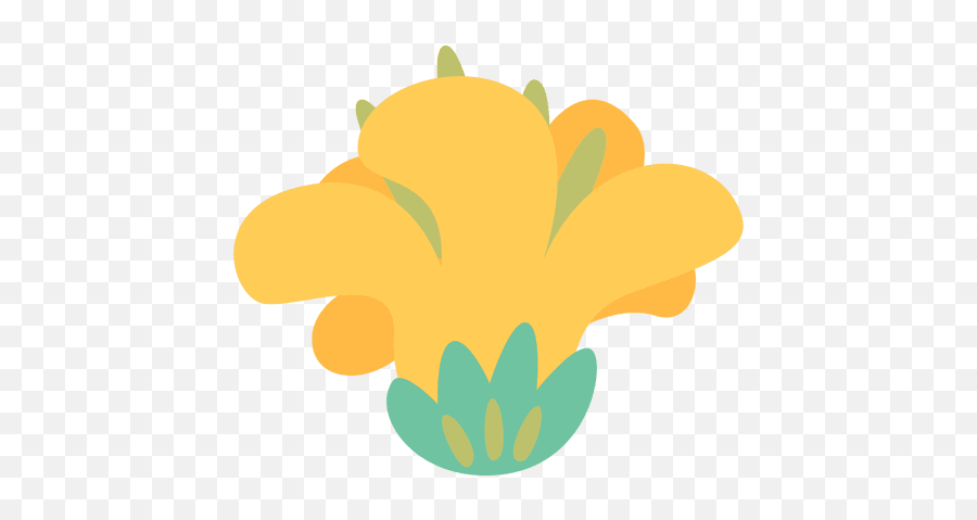 Yellow Flower Doodle Icon - Yellow Flower Icon Png Emoji,Yellow Flower Transparent