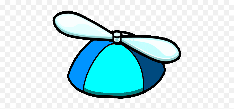 Download Sky Blue Propeller Hat Emoji,Propeller Hat Png