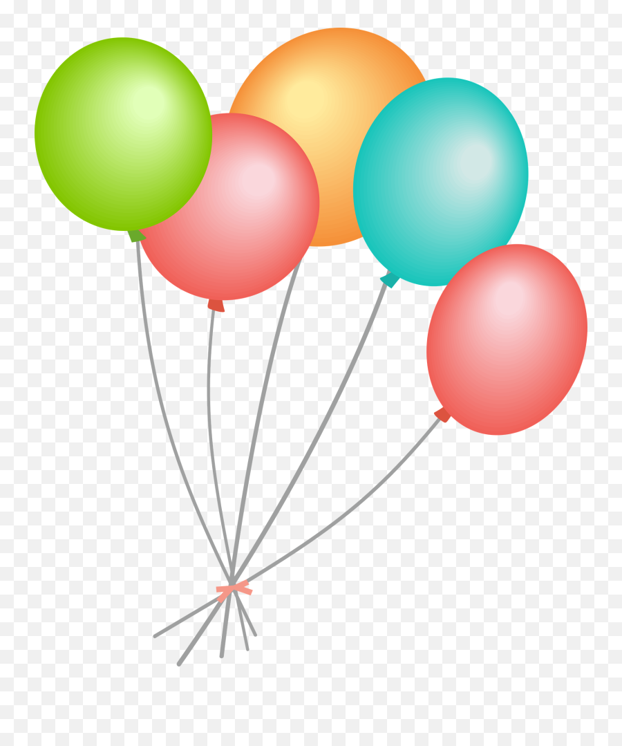 Balloons Blue Balloons Streamers Balloon Dog Public Domain Emoji,Birthday Streamers Png