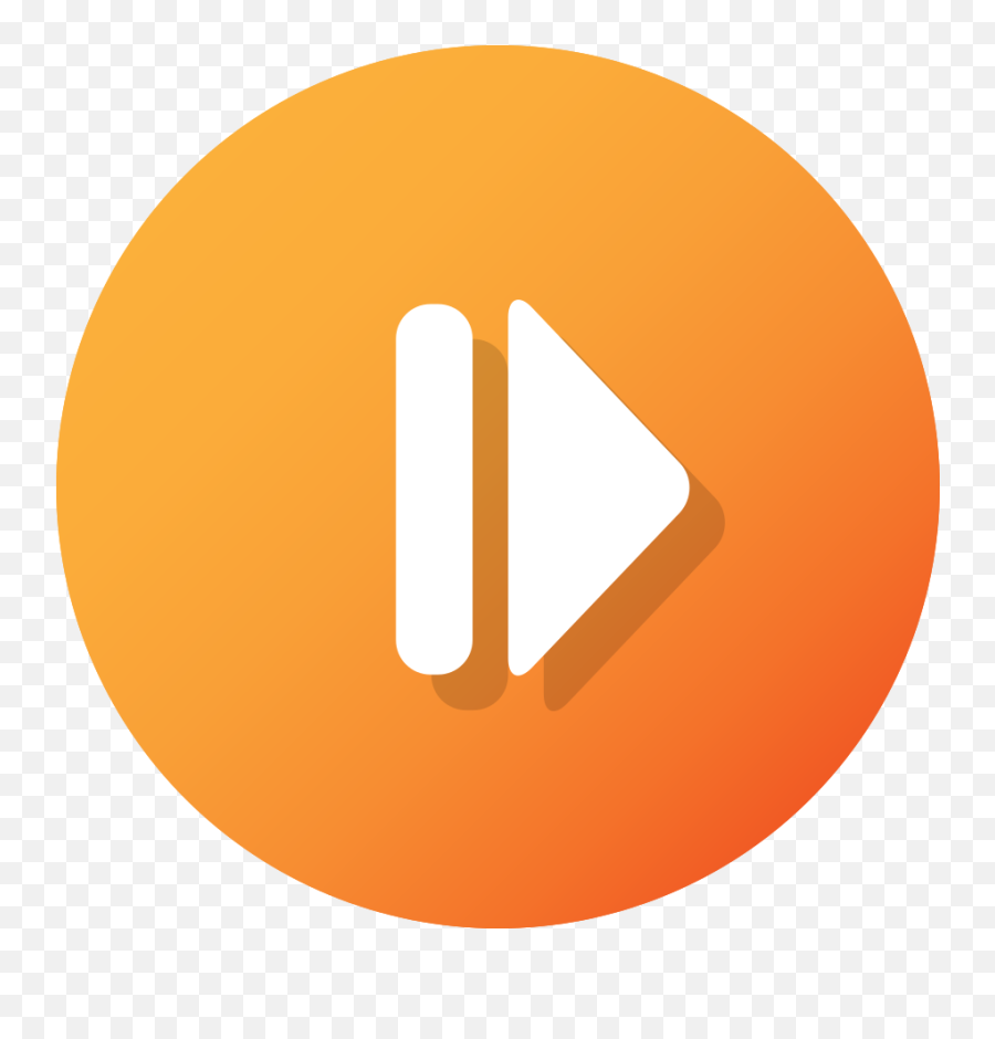 Free Orange Forward Button 1186942 Png With Transparent Emoji,Orange Transparent Background