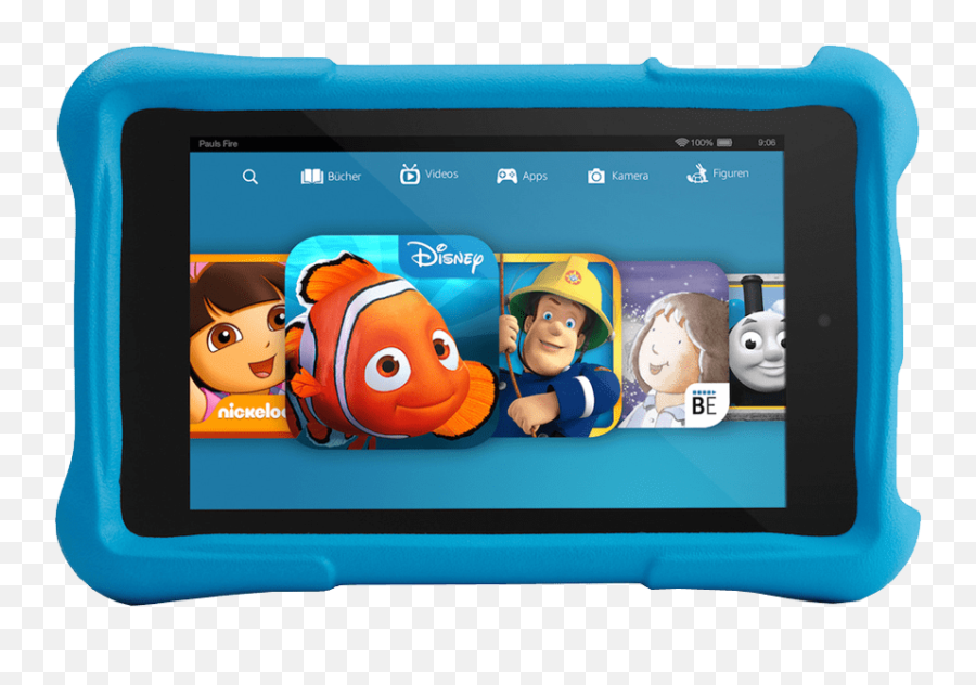 Kindle Fire Kids Edition Blue Transparent Background Free - Kids Kindle Fire Emoji,Fire Transparent