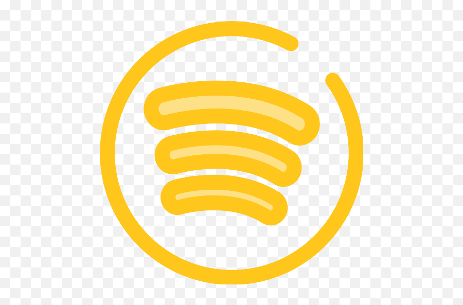 Spotify Vector Svg Icon - Yellow Spotify Icon Emoji,Spotify Logo Png
