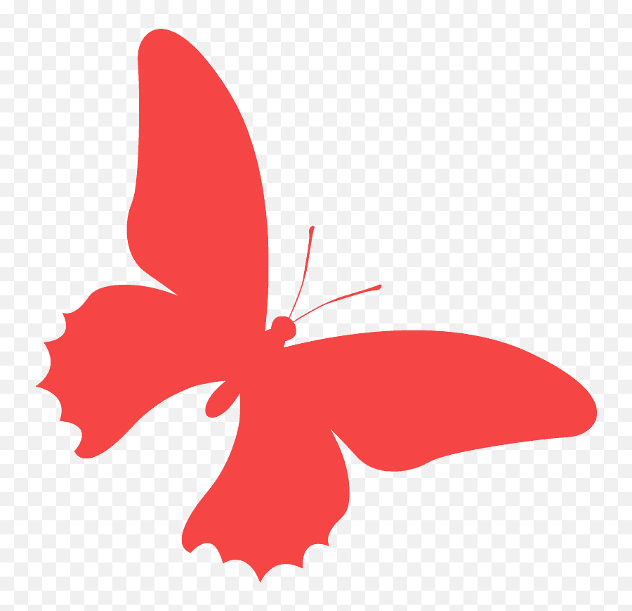 Butterfly Silhouette - Free Vector Silhouettes Creazilla Clip Art Pink Butterfly Emoji,Butterfly Silhouette Png