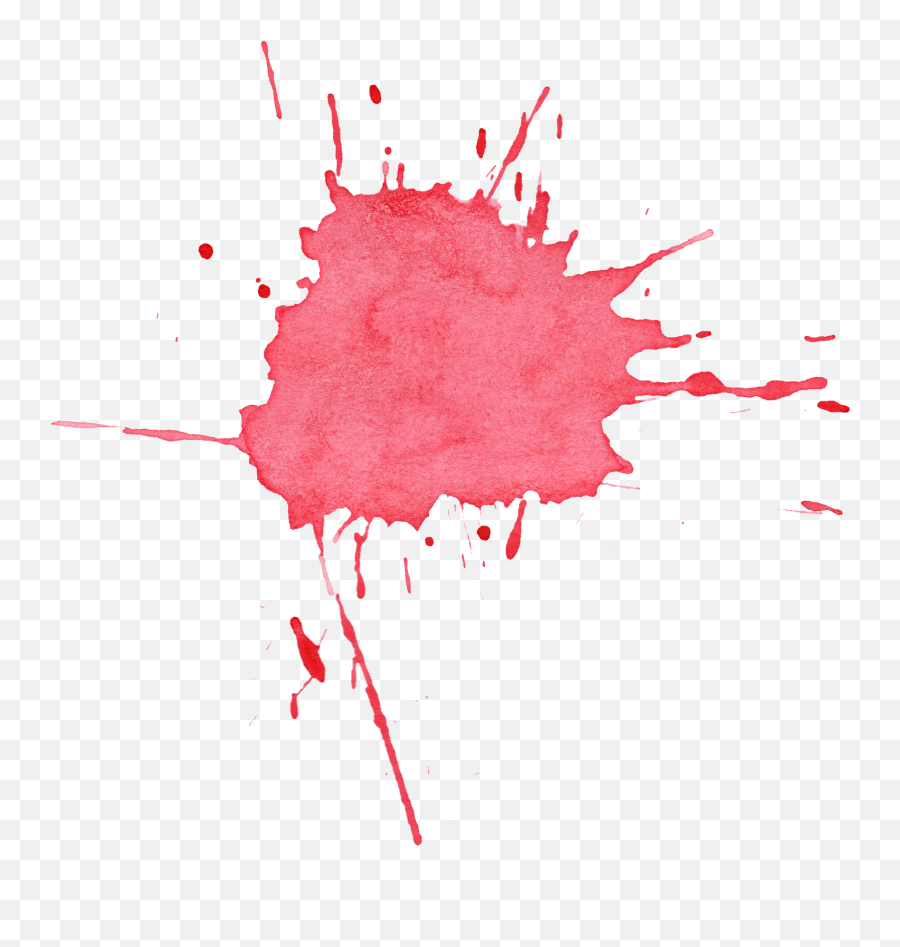 Red Watercolor Splash Png Transparent - Red Water Color Splash Emoji,Watercolor Splash Png