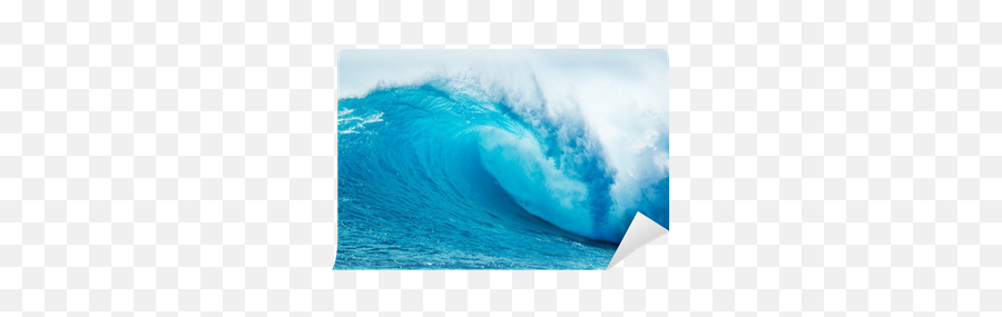 Blue Ocean Wave Wall Mural Pixers Emoji,Ocean Wave Png