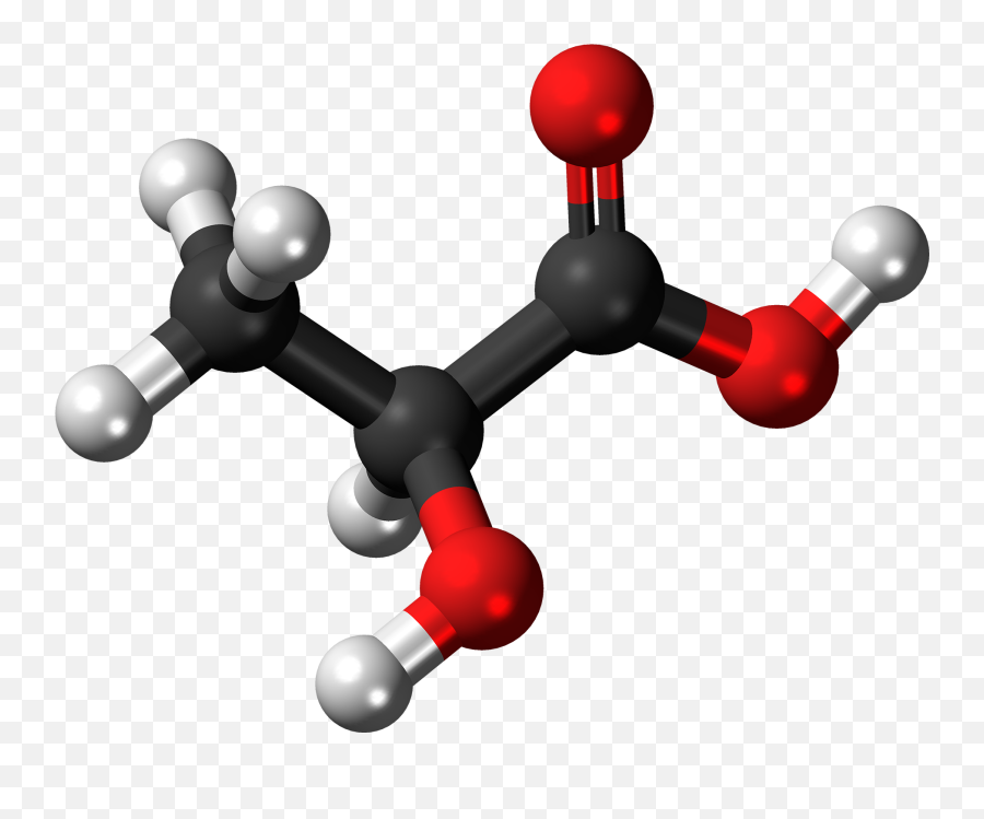 Filel - Lactic Acid Molecule Ballpng Wikimedia Commons Lactic Acid Emoji,L Png