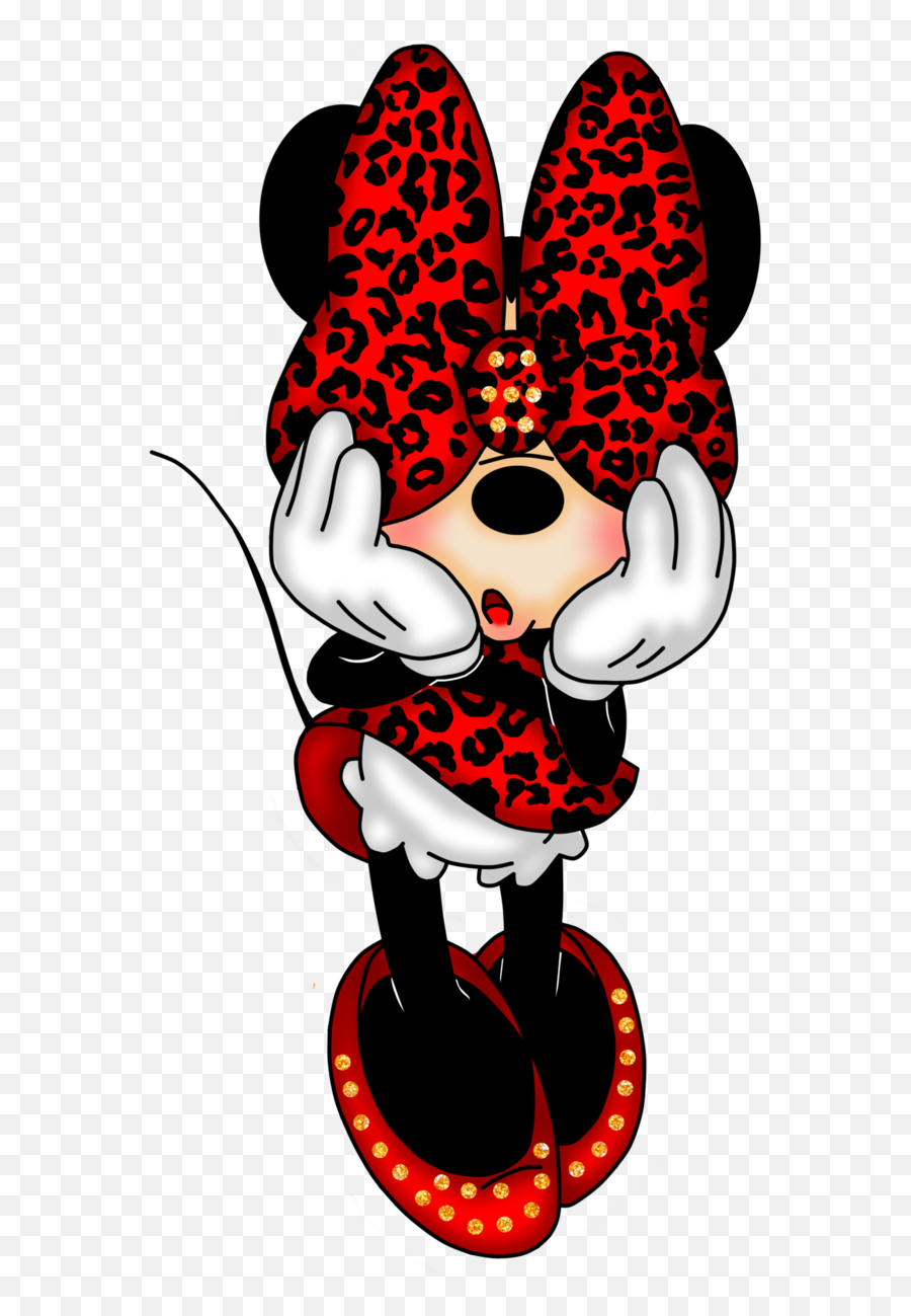 Minnie Da Colorare - Minnie Mouse Animal Print 656x1218 Minnie Sfondi Iphone Emoji,Leopard Print Clipart