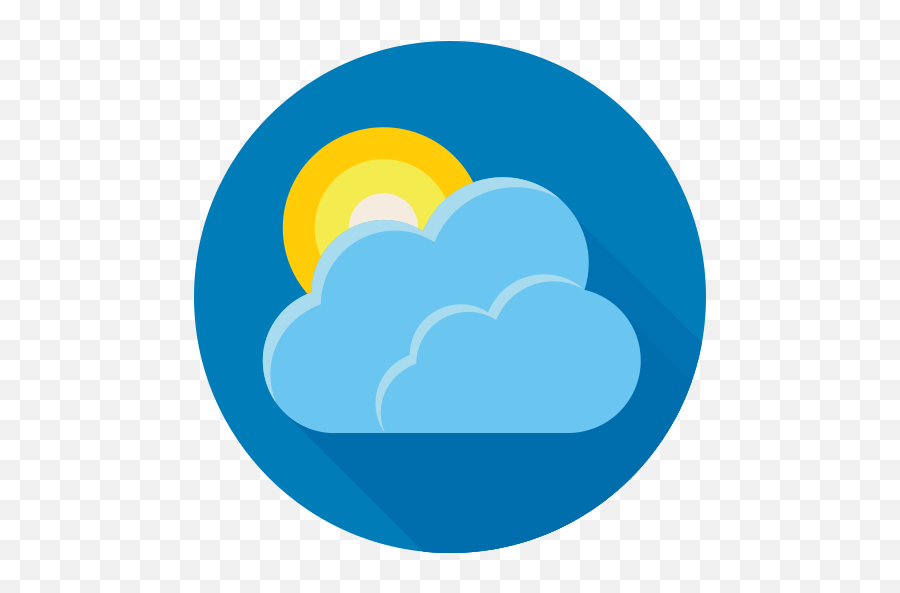 Weather Cloud Forecast Sun Icon - Weather Forecast Icon Png Emoji,Weather Png