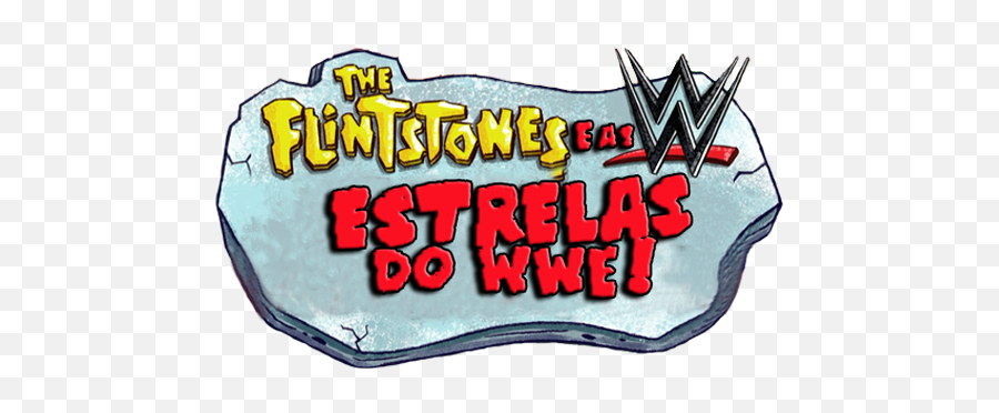 The Flintstones U0026 Wwe Stone Age Smackdown Movie Fanart - Language Emoji,Wwe Smackdown Logo