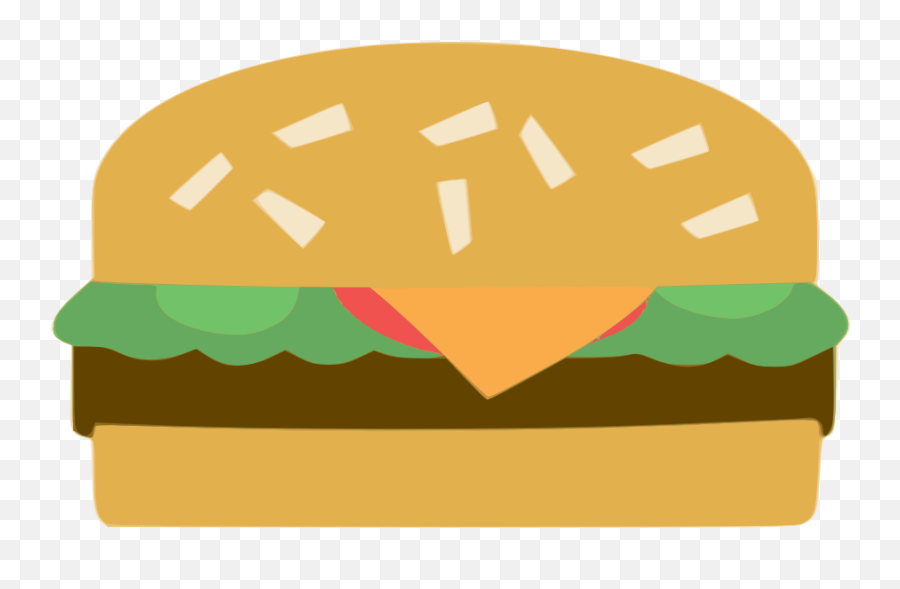Smashplug - Hamburger Clipart Full Size Clipart 5284700 Horizontal Emoji,Hamburger Clipart