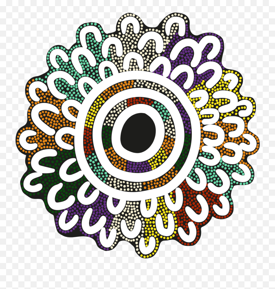 Aboriginal Circle Art Png Clipart Emoji,Doily Clipart