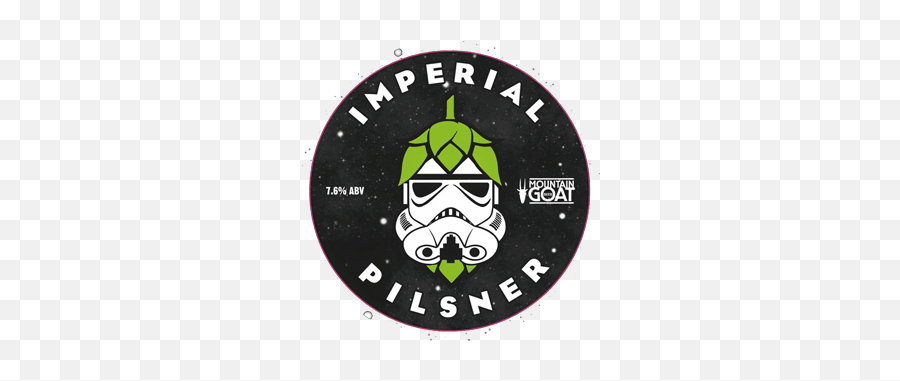Mountain Goat Imperial Pilsner Aka Storm Trooper - The Emoji,Stormtroopers Logo