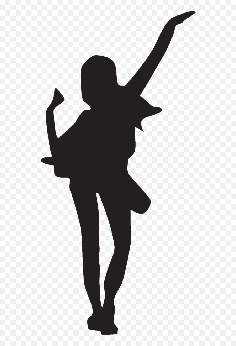 Silhouette Dance Vector Graphics Clip Art Illustration Emoji,Dance Team Clipart