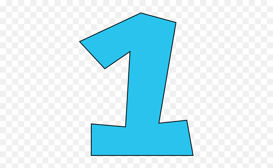 Number One Blue Clip Art At Clkercom - Vector Clip Art Blue Number One Png Emoji,Blue Clipart