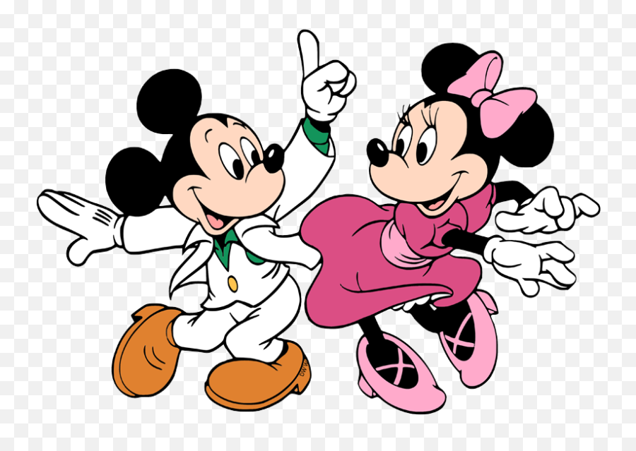 Library Of Disney Svg Freeuse Stock - Mickey Minnie Png Hd Emoji,Disney Clipart