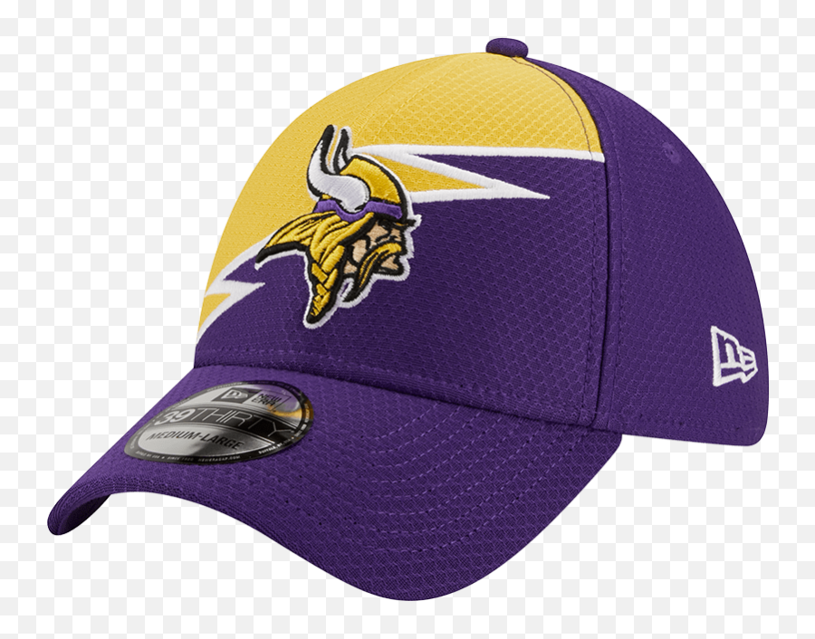 Minnesota Vikings New Era Purplegold Bolt 39thirty Flex Hat - New Era Emoji,Minnesota Vikings Logo