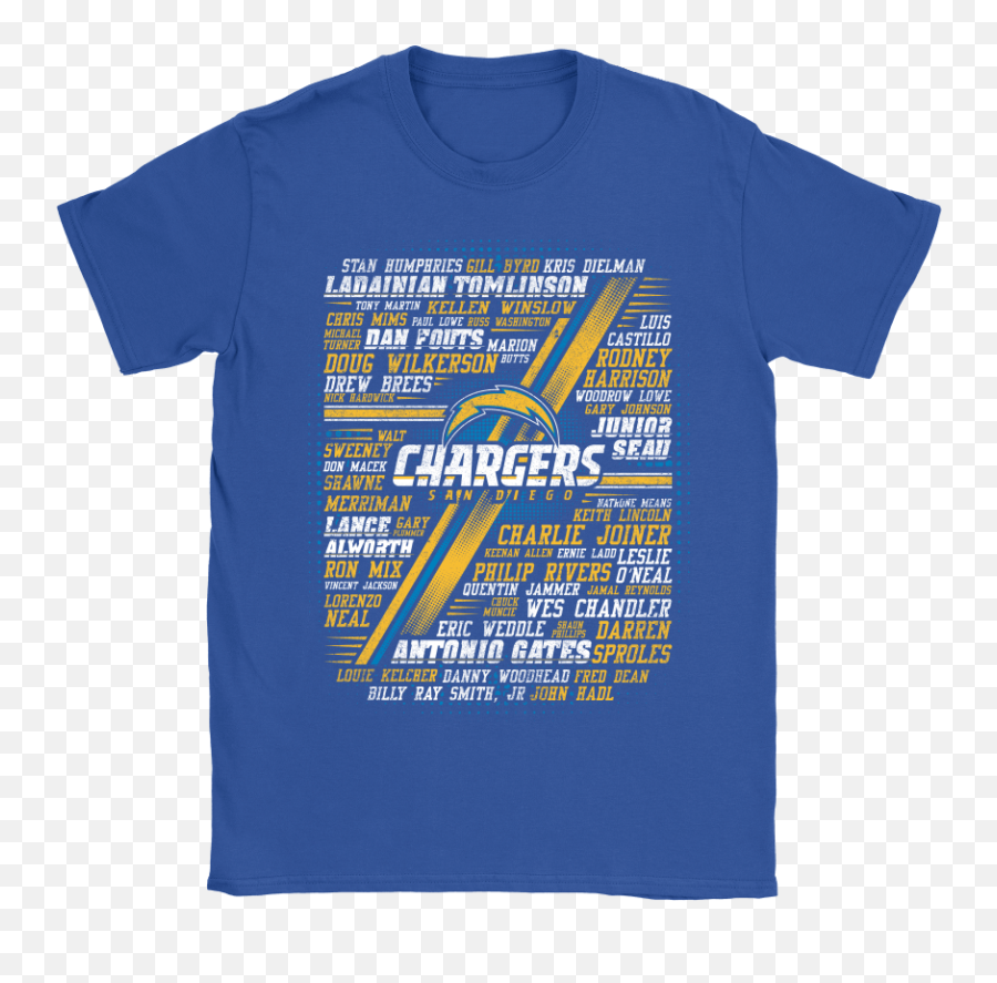 Players Team San Diego Chargers Shirts - San Diego Chargers Emoji,San Diego Chargers Logo