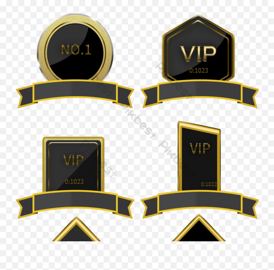 Round Gold Label With Ribbon Png Images Psd Free Download - Round Golden Logo Png Emoji,Gold Circle Png