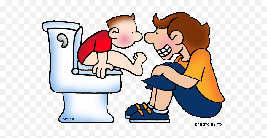 Toilet Clip Art Cartoon Free Clipart - Toilet Training Ppt Emoji,Toilet Clipart