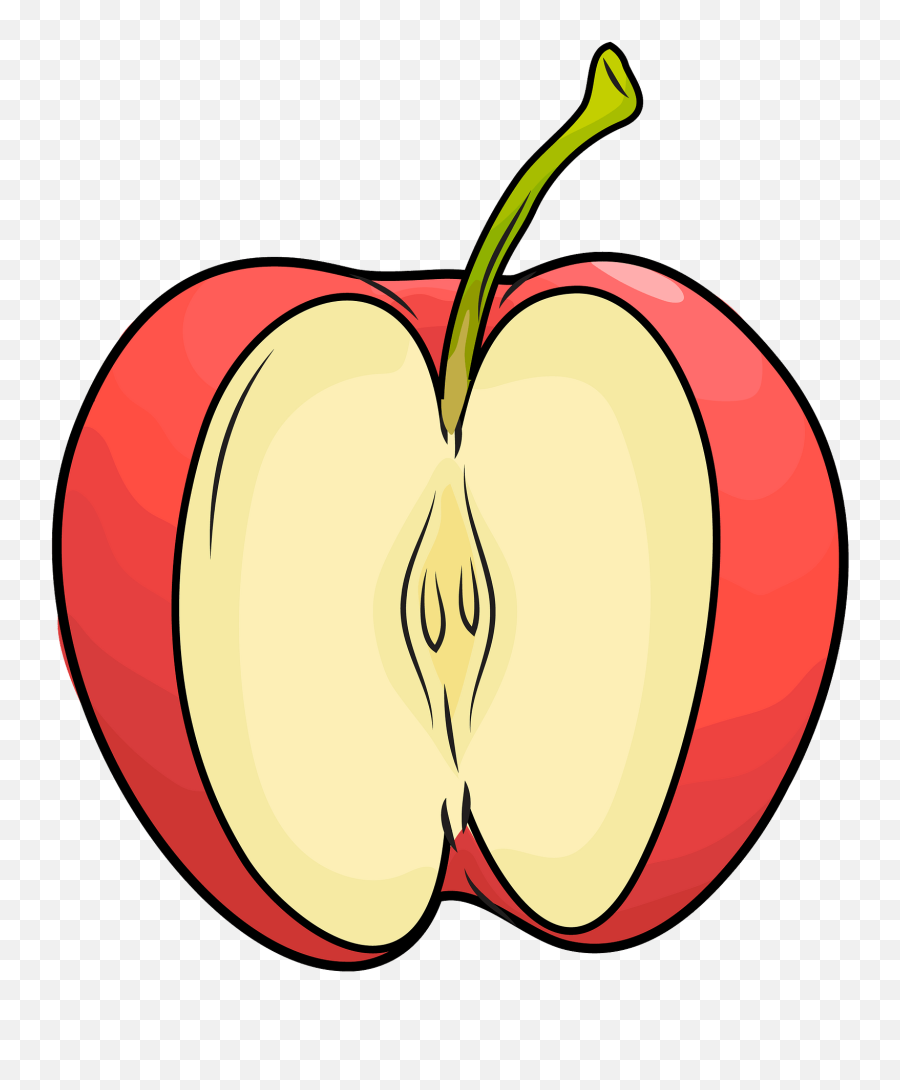 Red Apple Clipart Free Download Transparent Png Creazilla - Girly Emoji,Red Apple Clipart