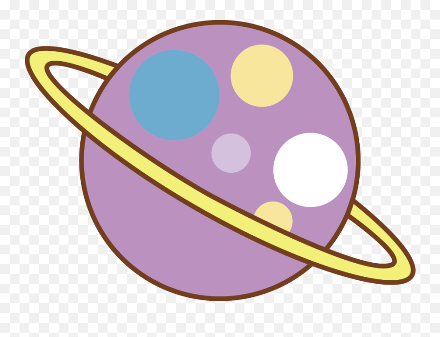 Cartoon Clip Art - Dot Emoji,Planet Clipart