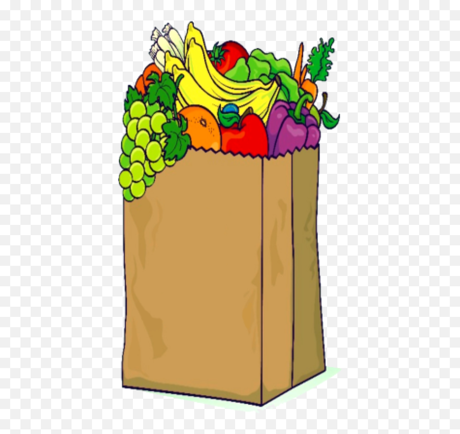 Food Pantry - Transparent Grocery Bags Clipart Emoji,Food Bank Clipart