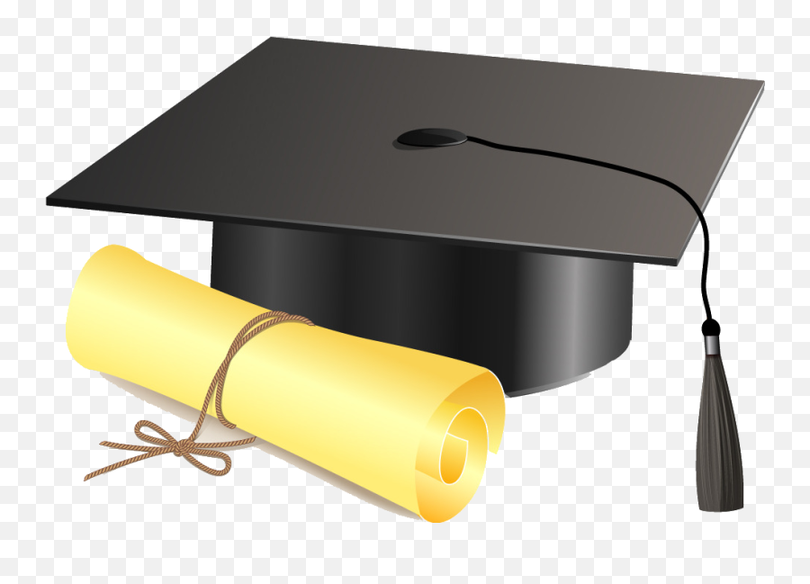 Square Academic Cap Graduation Ceremony Diploma Clip Art - Transparent Graduation Cap And Diploma Png Emoji,Graduation Diploma Clipart