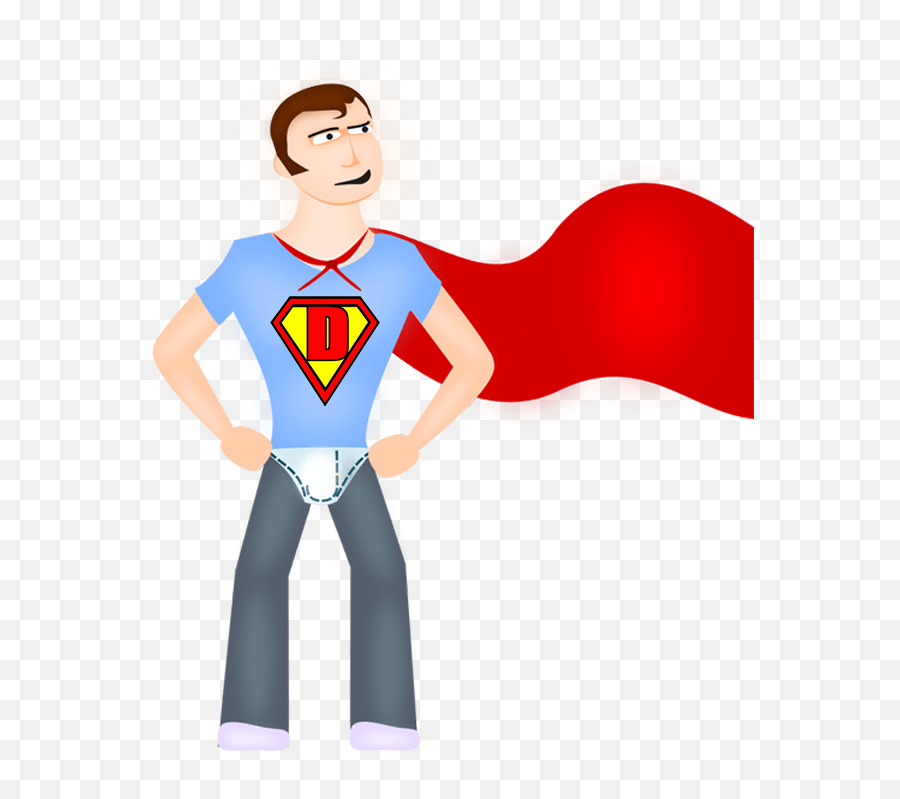 Super Dad Clipart Transparent - Super Hero Dad Png Emoji,Dad Clipart