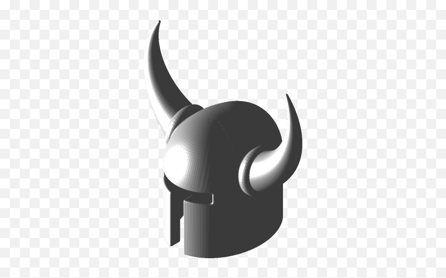 Shovel Knight Helmet 3d Cad Model Library Grabcad Emoji,Knight Helmet Clipart