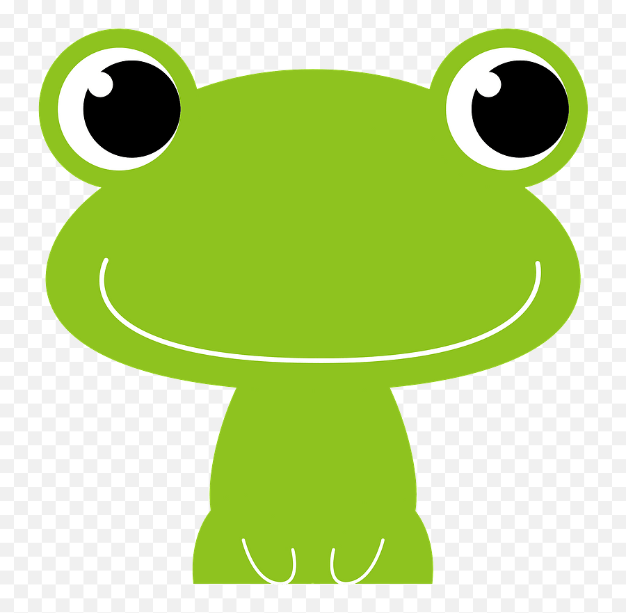 Smiling Frog Clipart Free Download Transparent Png Creazilla Emoji,Cute Frog Clipart
