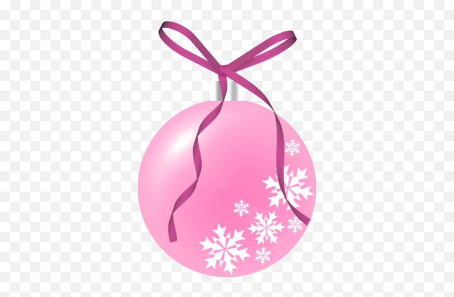 Pink Christmas Ball Clipart - Pink Christmas Balls Clipart Emoji,Christmas Clipart