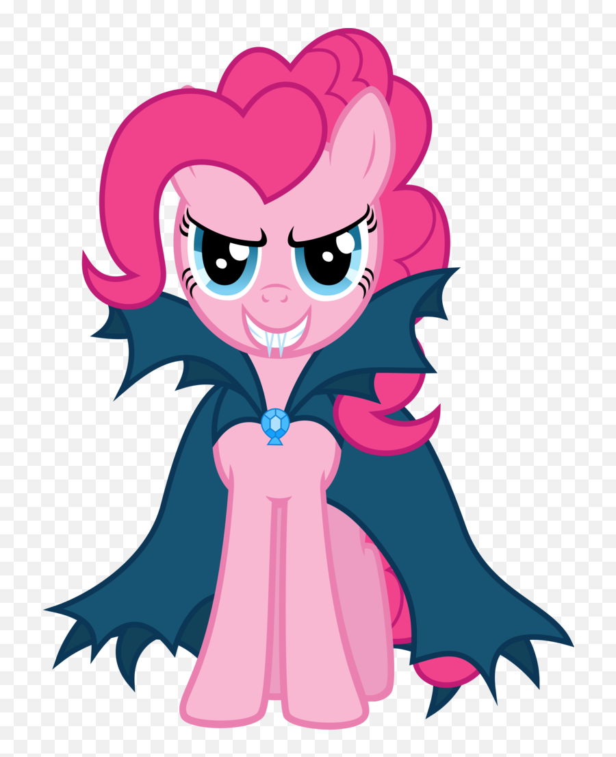 Download Hd Vampire Clipart Clear - My Little Pony Vampire Pinkie Pie Emoji,Vampire Clipart