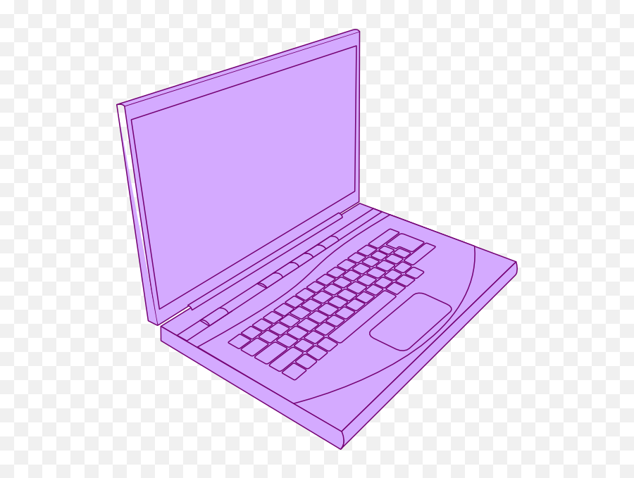 Lavenderlaptop Clip Art At Clkercom - Vector Clip Art Emoji,Purple Seashell Clipart