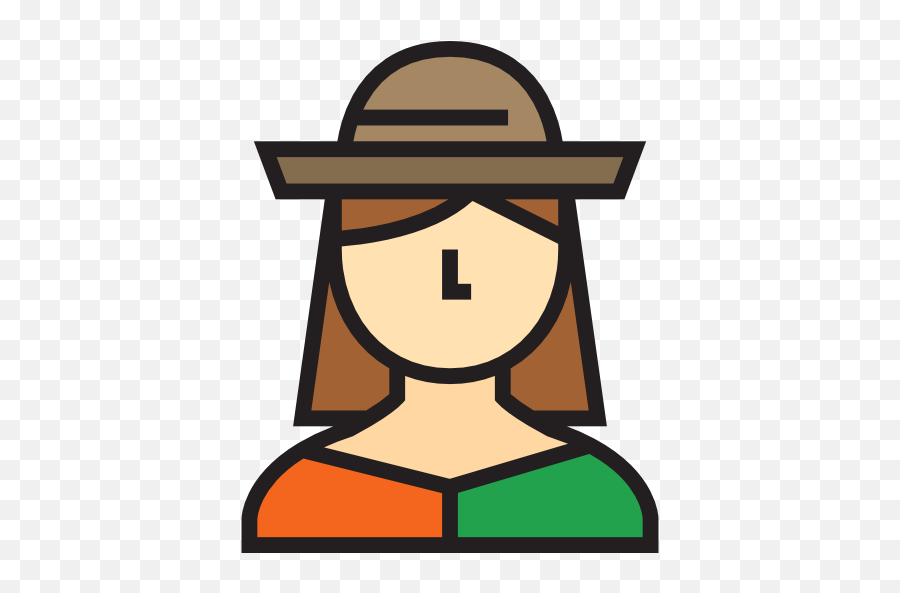 Woman With A Hat Scalable Vector Graphics Clip Art - Nurse Emoji,Nurse Hat Png