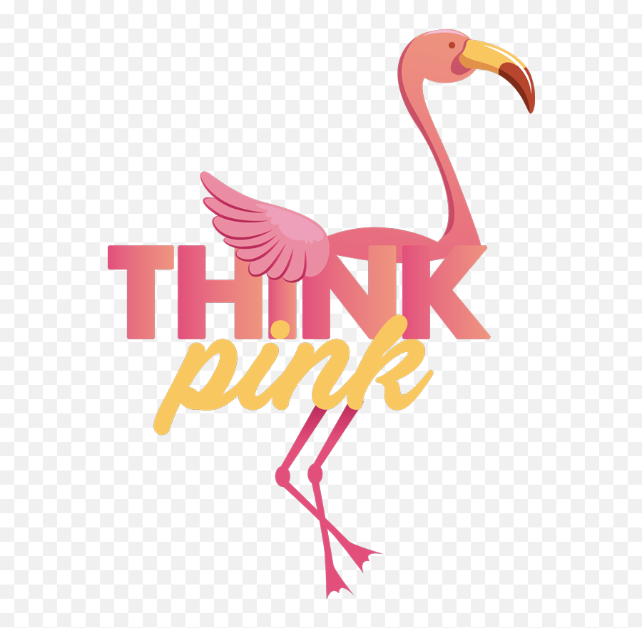 Pink Flamingo Wall Sticker - Tenstickers Emoji,Cute Flamingo Clipart
