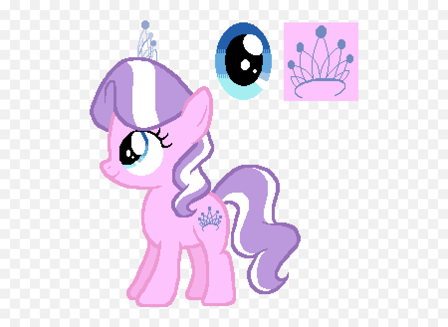 Diamond Tiara - Friendship Is Magic Color Guide Mlp Vector Emoji,My Little Pony Friendship Is Magic Logo Vector