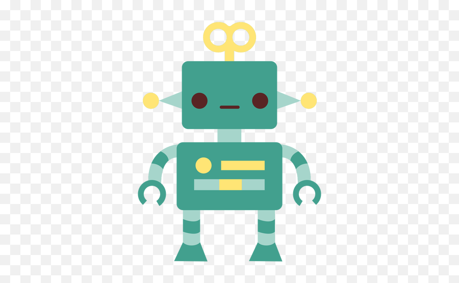 Robot Toy Flat - Flat Robot Png Emoji,Robot Png