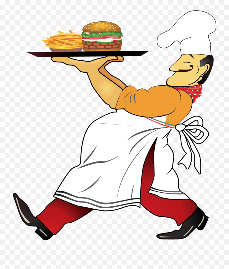 Burger Chef Logo Png - Hotel Chef Clipart Png Transparent Fast Food Chef Png Emoji,Chef Png