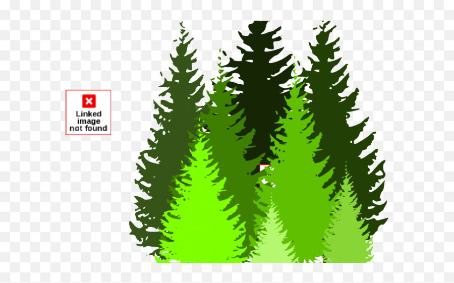 Snowy Trees Png - Pine Tree Clipart Snowy Trees Silhouette Pine Tree Color Silhouette Emoji,Pine Tree Png
