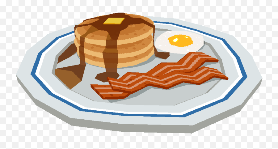 Blender Tutorial Food Low Poly Hd Png - Breakfast Clipart Transparent Emoji,Breakfast Clipart