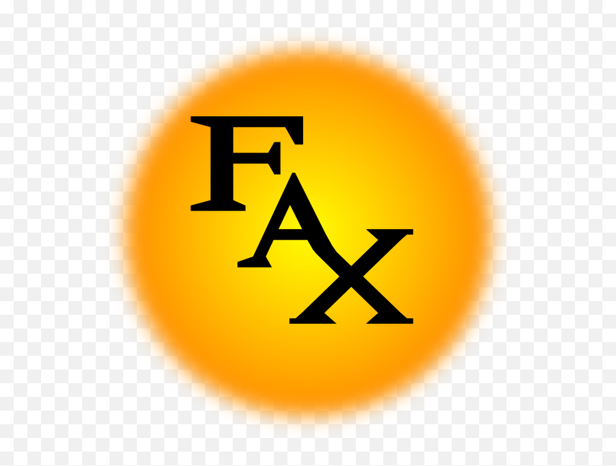 Orange Fax Icon Clip Art At Clkercom - Vector Clip Art Dot Emoji,Career Clipart